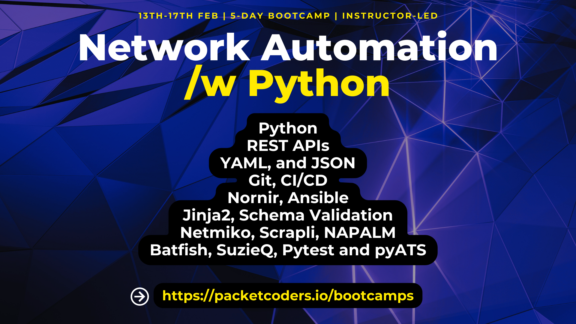 5-Day Network Automation Bootcamp