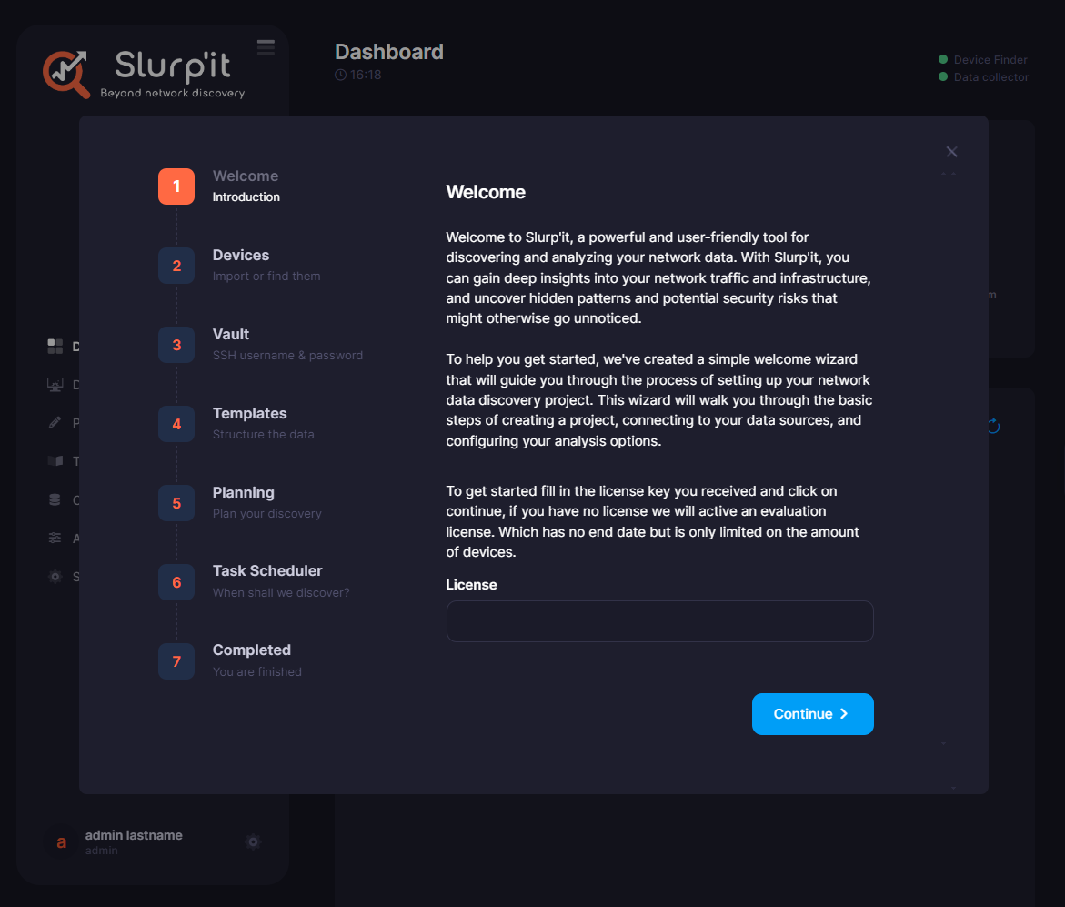 Network Discovery with Slurp'it